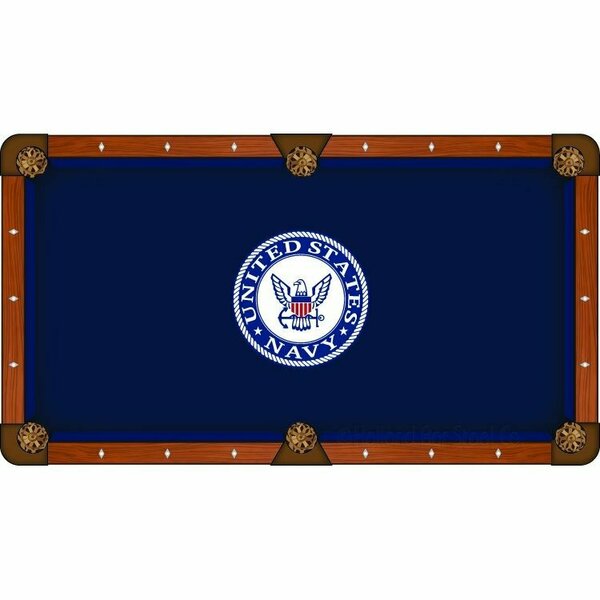 Holland Bar Stool Co 7 Ft. U.S. Navy Pool Table Cloth PCL7Navy